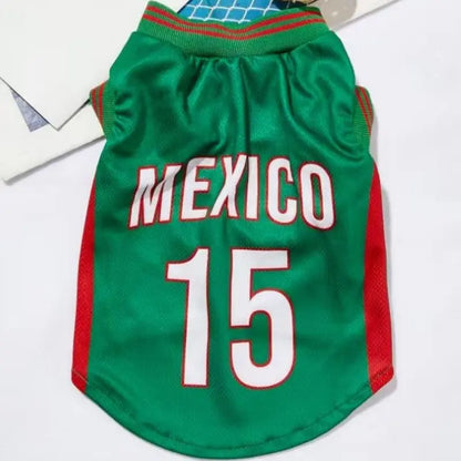 Breathable Pet Basketball Jersey, Summer Comfort Shirt for Small Medium Dogs, Stylish Dog Clothes, Ideal for Active Pets